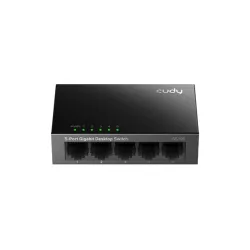 CUDY GS105 5 portos Gigabit, fém ház, fekete asztali Switch