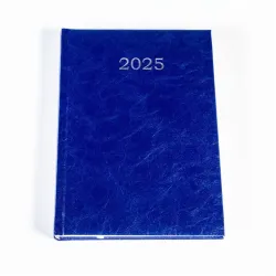 Office Depot A5 2025 napi beosztású kék határidőnapló