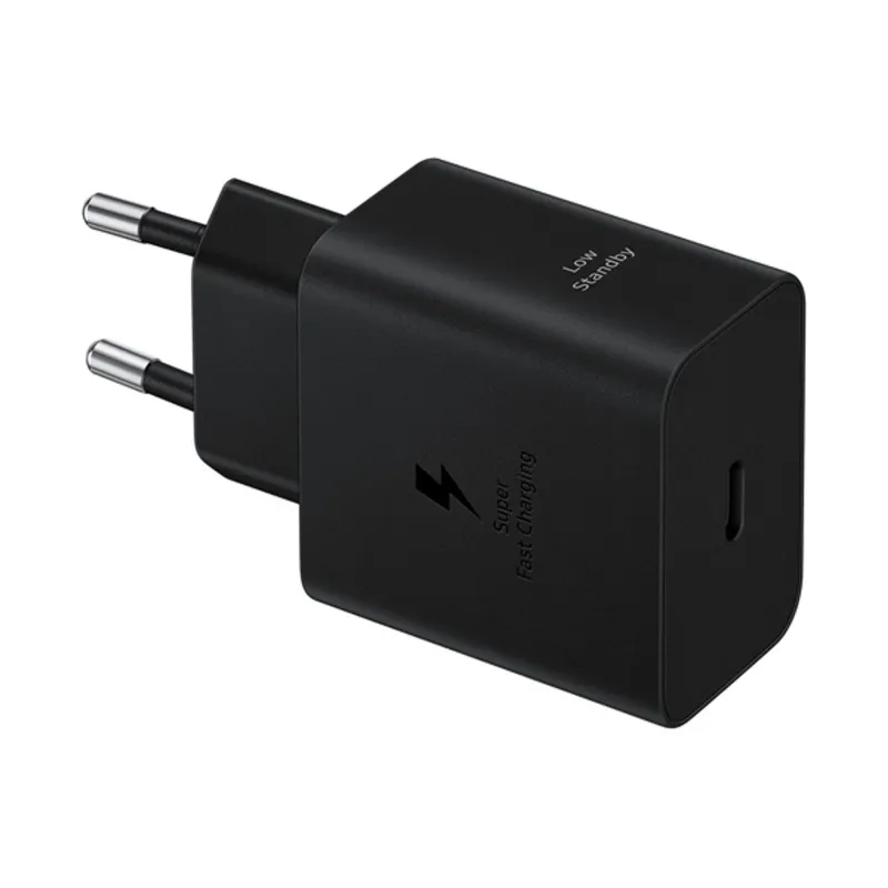 Samsung EP-T4511XBE Super Fast 45W Type-C fekete hálózati töltő + Type-C adat- és töltőkábel Samsung EP-T4511XBE Super Fast 45W Type-C fekete hálózati töltő + Type-C adat- és töltőkábel