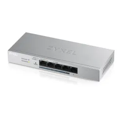 ZYXEL GS1200-5HPv2-EU0101F Zyxel GS1200-5HP 5-port GbE Web Smart metal Switch, 4x PoE 802.3at, 60W, fanless