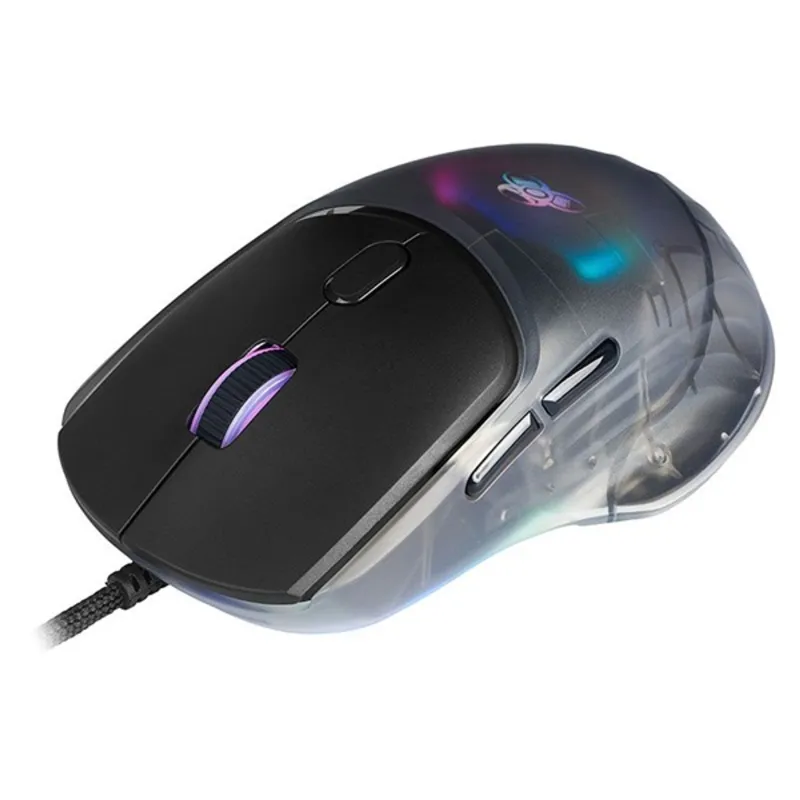 Tracer Neon GameZone USB RGB fekete/átlátszó egér Tracer Neon GameZone USB RGB fekete/átlátszó egér