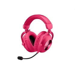 Fejhallgató Logitech Pro X 2 Lightspeed Wireless Bluetooth Gaming Headset rózsaszín