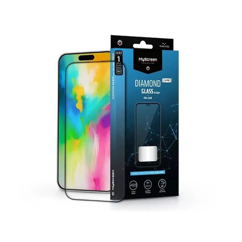 MSP MD9228 DGLFG iPhone 16 Pro Max 2.5D 9H fekete üveg kijelzővédő MSP MD9228 DGLFG iPhone 16 Pro Max 2.5D 9H fekete üveg kijelzővédő
