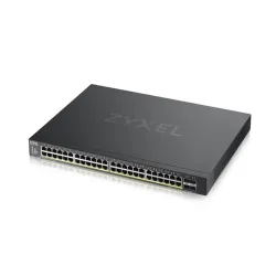 ZyXEL 48-port GbE Smart Managed PoE Switch with 4 SFP+ Uplink