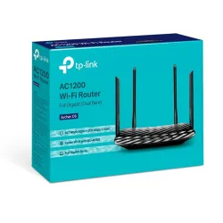 TP-LINK Wireless Router Dual Band AC1200 1xWAN(1000Mbps) + 4xLAN(1000Mbps), Archer C6