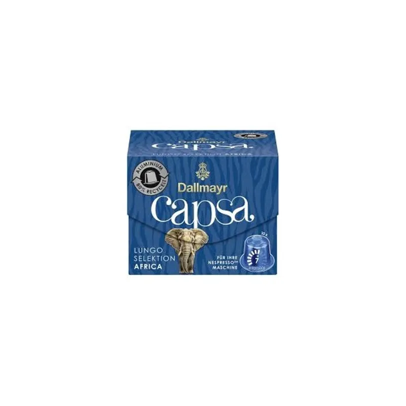Dallmayr Capssa Lungo Selektion (Africa) Nespresso kompatibilis 10 db kapszula Dallmayr Capssa Lungo Selektion (Africa) Nespresso kompatibilis 10 db kapszula