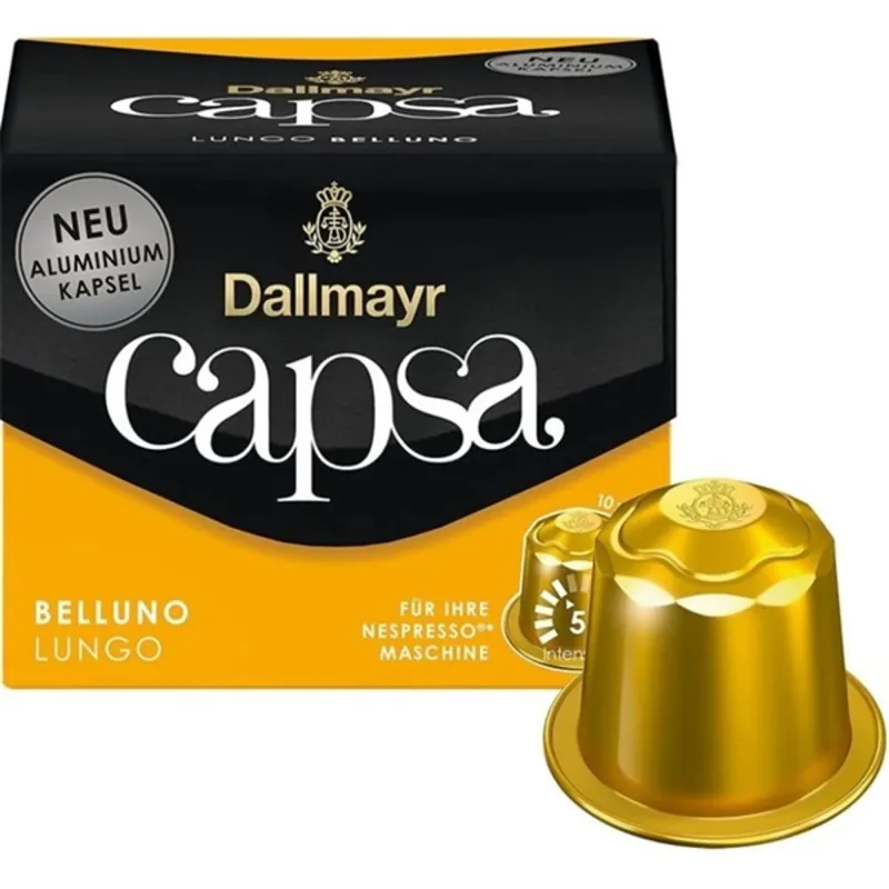 Dallmayr Capssa Lungo Belluno Nespresso kompatibilis 10 db kapszula Dallmayr Capssa Lungo Belluno Nespresso kompatibilis 10 db kapszula
