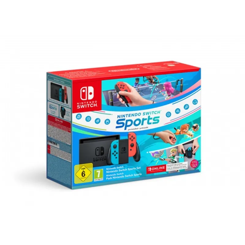 Nintendo Switch Neon + Switch Sports + 12 hónap Nintendo Switch előfizetés Nintendo Switch Neon + Switch Sports + 12 hónap Nintendo Switch előfizetés
