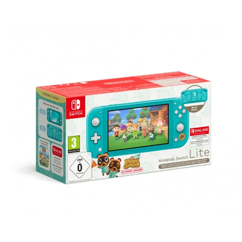 Nintendo Switch Lite Turquoise + Animal Crossing: New Horizons + 12 Hónap Nintendo Switch előfizetés Nintendo Switch Lite Turquoise + Animal Crossing: New Horizons + 12 Hónap Nintendo Switch előfizetés