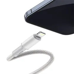 Baseus USB-C-Lightning kábel PD 1m fehér (CATLGD-02)