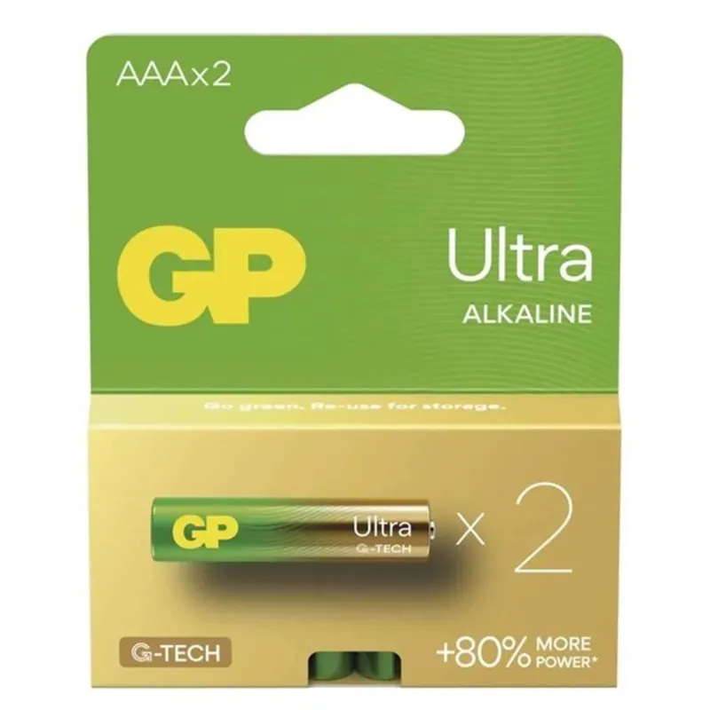 GP B02112 Ultra alkáli elem AAA (LR03) 2db/bliszter GP B02112 Ultra alkáli elem AAA (LR03) 2db/bliszter