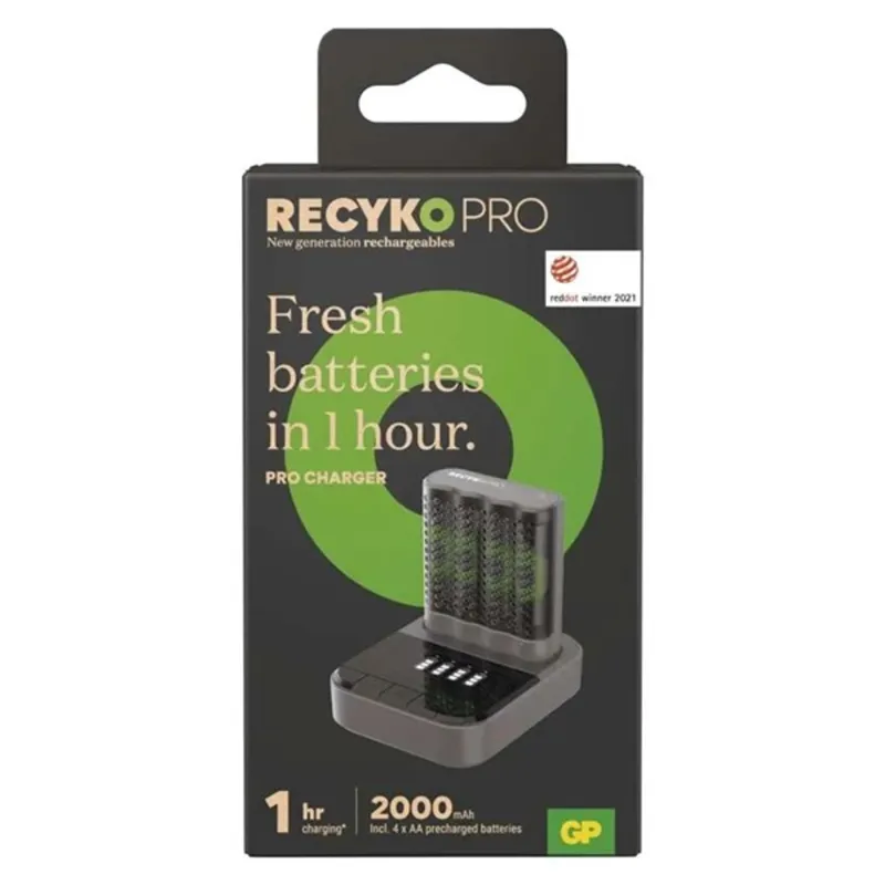 GP B50460D P461 + 4xAA ReCyko Pro akkumulátor töltő + dokkoló GP B50460D P461 + 4xAA ReCyko Pro akkumulátor töltő + dokkoló