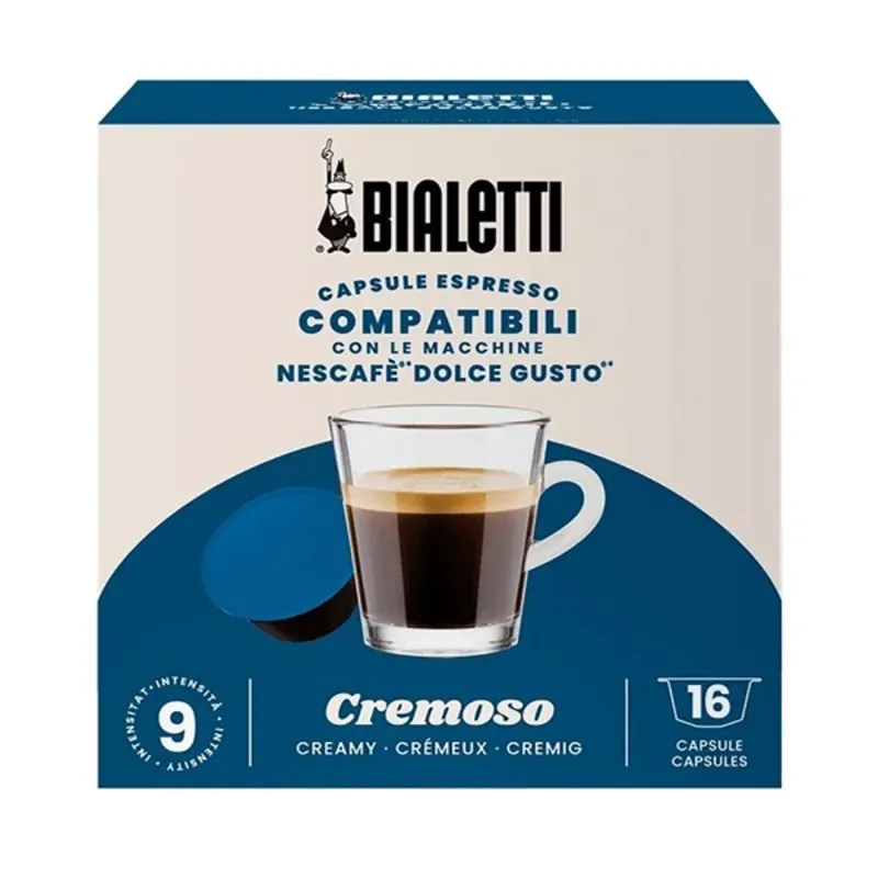 Bialetti Dolce Gusto kompatibilis Cremoso 16 db kávékapszula Bialetti Dolce Gusto kompatibilis Cremoso 16 db kávékapszula