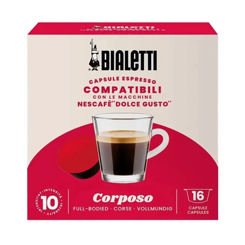 Bialetti Dolce Gusto kompatibilis Corposo 16 db kávékapszula Bialetti Dolce Gusto kompatibilis Corposo 16 db kávékapszula