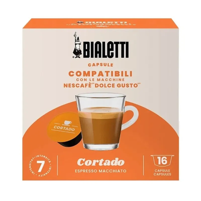 Bialetti Dolce Gusto kompatibilis Cortado 16 db kávékapszula Bialetti Dolce Gusto kompatibilis Cortado 16 db kávékapszula