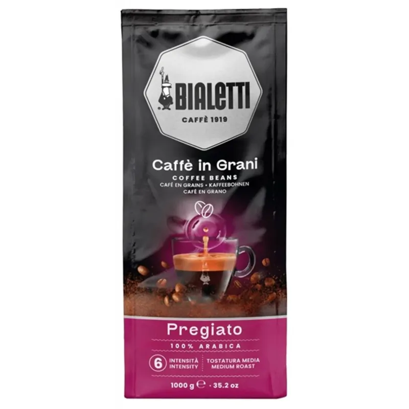 Bialetti PREGIATO 1kg szemes kávé Bialetti PREGIATO 1kg szemes kávé