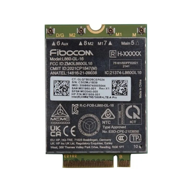 HP XMM 7560 R+ LTE-Advanced Pro WWAN (EN) modul HP XMM 7560 R+ LTE-Advanced Pro WWAN (EN) modul