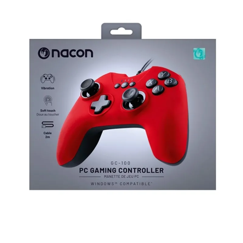 Nacon 2809115 GC-100 piros PC kontroller Nacon 2809115 GC-100 piros PC kontroller