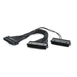 Gembird CC-PSU24-01 Dual 24-pin internal PC power extension cable 0,3m Black
