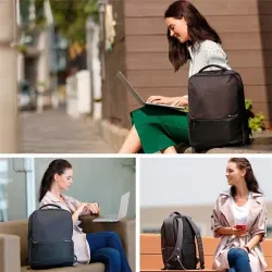 Xiaomi Commuter Backpack 15,6" notebook hátizsák világosszürke