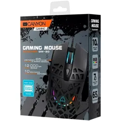 Egér CANYON Puncher GM-20 High-end Gaming egér 7 programozható gombbal  (CND-SGM20B)