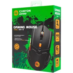 Canyon Vigil USB optikai gaming egér fekete