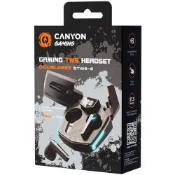 Canyon DoubleBee GTWS-2 True Wireless gaming fülhallgató headset fekete