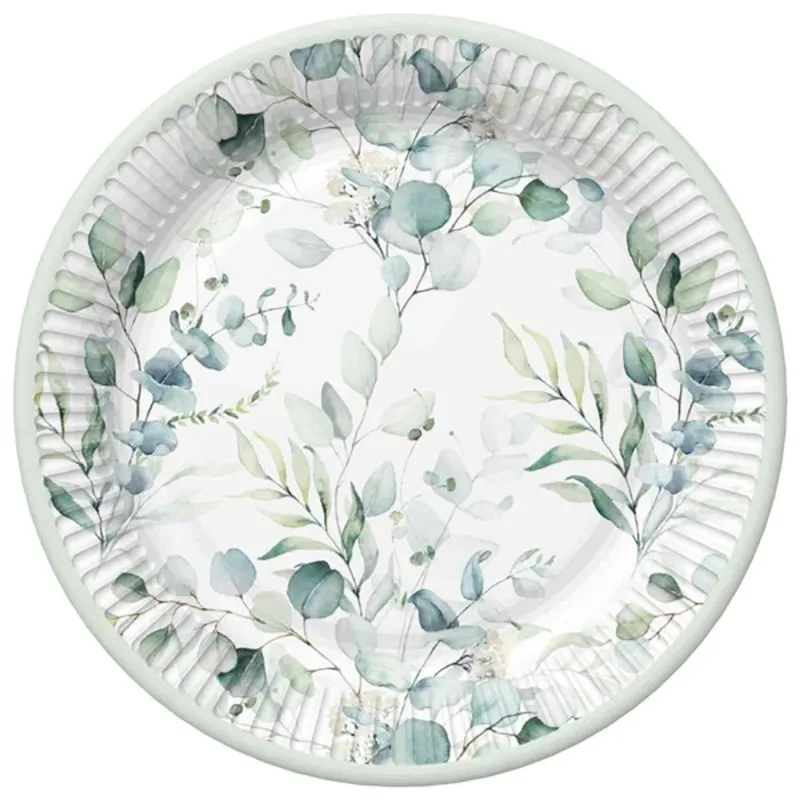 IRIS Everyday Daisy papír tányérok 22,7 cm átmérőjű, 8db/csomag különböző színekben és mintákkal IRIS Everyday Daisy papír tányérok 22,7 cm átmérőjű, 8db/csomag különböző színekben és mintákkal