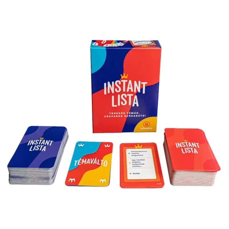 Instant lista társasjáték Instant lista társasjáték