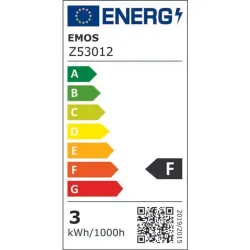 Emost Z53012 E14/2,5 W (20 W)/225 lm/meleg fehér vintage gyertya LED izzó