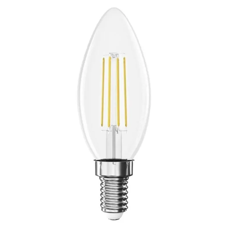 Emos ZF3D23 E14/3,4 W (40 W)/470 lm/természetes fehér filament gyertya LED izzó Emos ZF3D23 E14/3,4 W (40 W)/470 lm/természetes fehér filament gyertya LED izzó