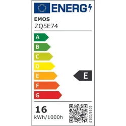 Emos ZQ5E74 A70 E27/16 W (120 W)/1901 lm/hideg fehér classic LED izzó