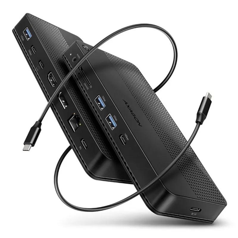 Axagon HMC-U4 USB4 fekete dokkoló Axagon HMC-U4 USB4 fekete dokkoló
