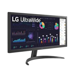 LG IPS monitor 25.7" 26WQ500, 2560x1080, 21:9, 250cd/m2, 5ms, 2xHDMI, HDR10, FreeSync