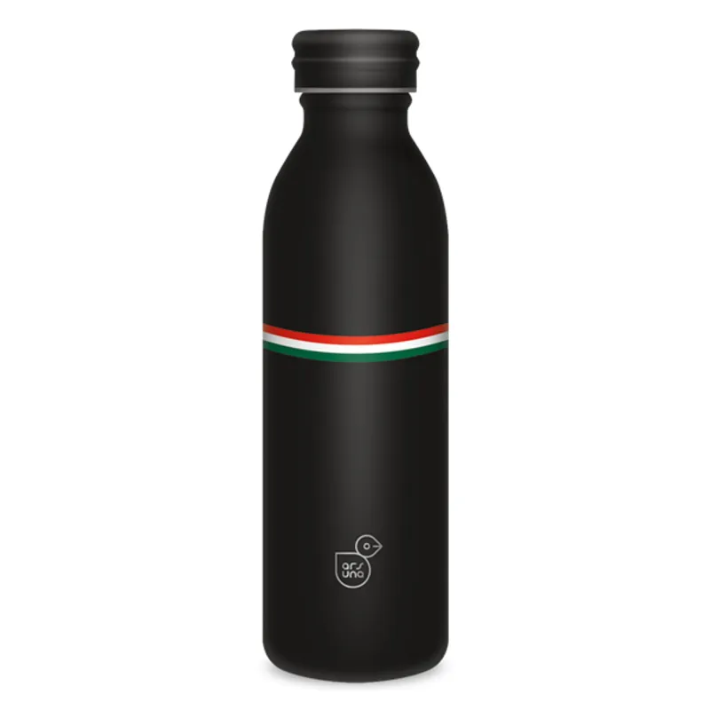 Ars Una 600 ml-es Flag Black 24 (5399) duplafalú fémkulacs Ars Una 600 ml-es Flag Black 24 (5399) duplafalú fémkulacs