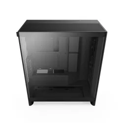 NZXT H7 Flow 2024 Fekete (Táp nélküli) ablakos ATX ház