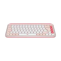 Logitech 920-013073 POP Icon Keys US vezeték nélküli rózsaszín/piszkosfehér billentyűzet