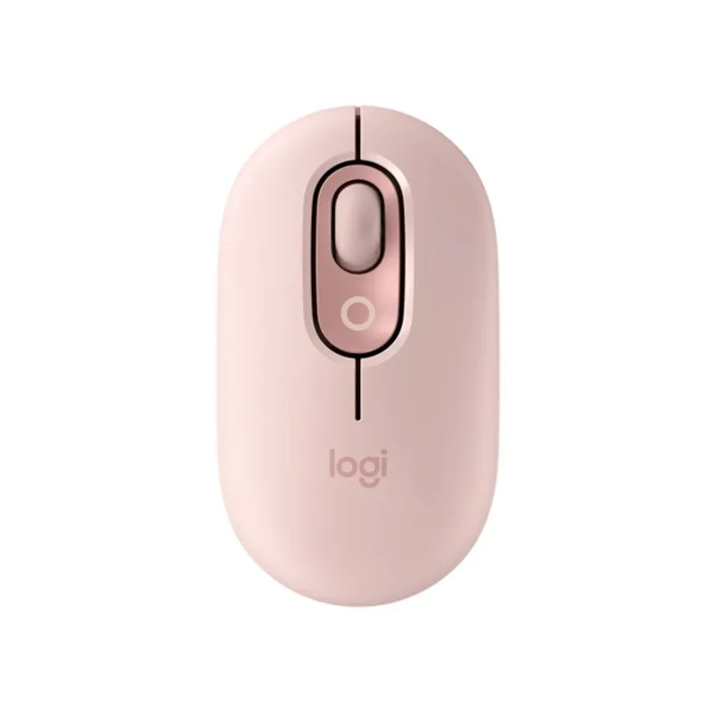 Logitech POP with emoji vezeték nélküli rózsaszín egér Logitech POP with emoji vezeték nélküli rózsaszín egér