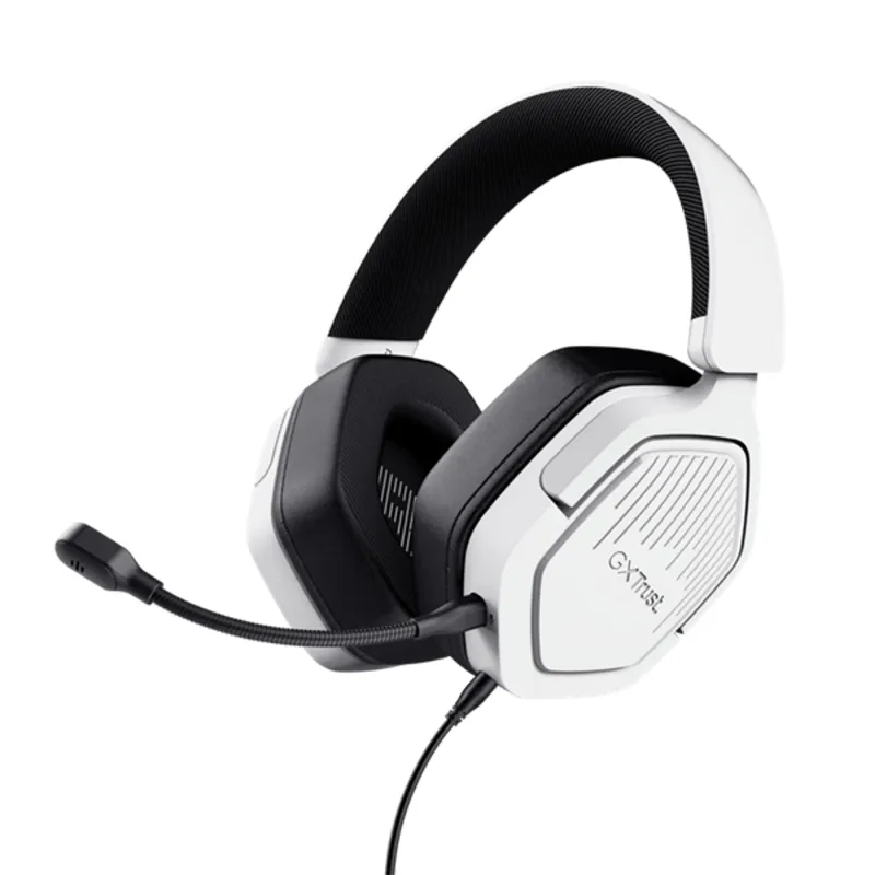 Trust 25448 GXT 492 Carus vezetékes multiplatform fehér gamer headset Trust 25448 GXT 492 Carus vezetékes multiplatform fehér gamer headset