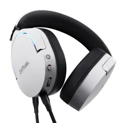 Trust GXT 490 Fayzo gaming fejhallgató headset fehér-fekete