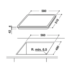 Whirpool AKT 8601 IX beépíthető kerámia főzőlap
