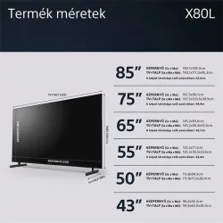 Sony KD-55X80L 55" 4K Ultra HD Smart LED TV (KD55X80LAEP)