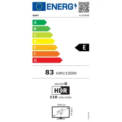 Sony 65" K65XR80PAEP 4K UHD Smart OLED TV