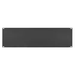 Stalflex rack szekrény takaró panel 3U 19" fekete (RP19-3U-B)