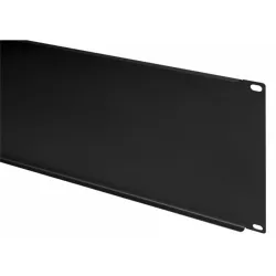 Stalflex rack szekrény takaró panel 3U 19" fekete (RP19-3U-B)