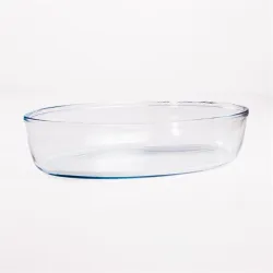 BORCAM ovális hőálló üvegedény 1.550ml, 263*182*60mm