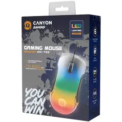 Canyon Braver GM-728 optikai USB gaming egér színes