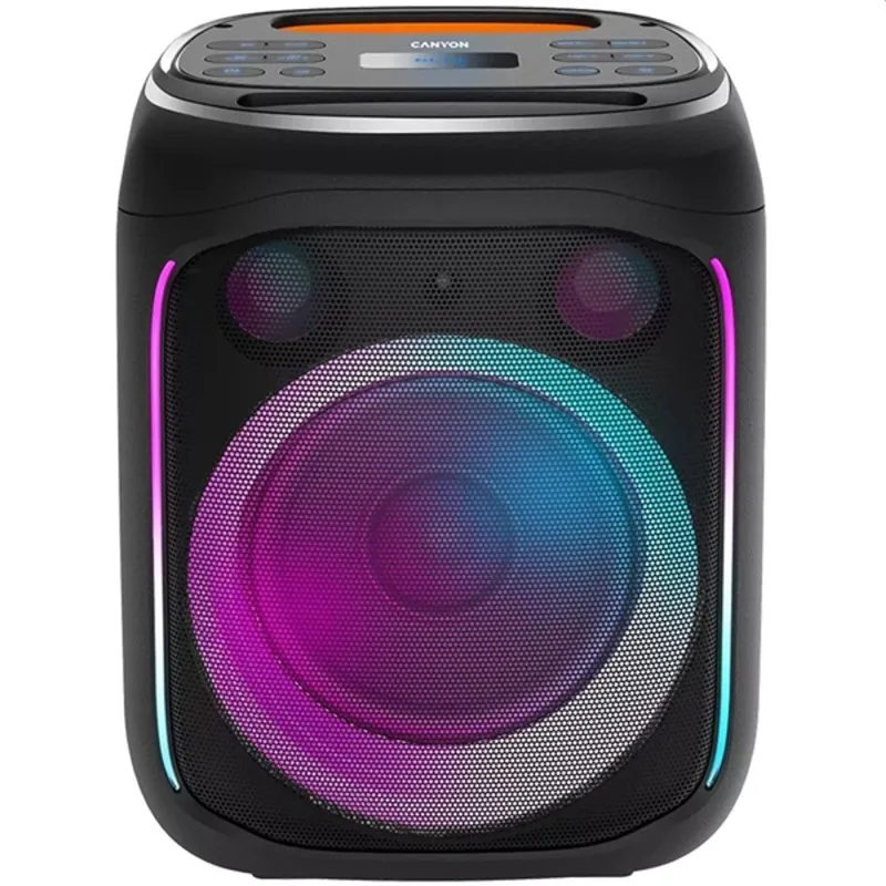 Canyon OnFun 5 40W RGB fekete party hangszóró Canyon OnFun 5 40W RGB fekete party hangszóró