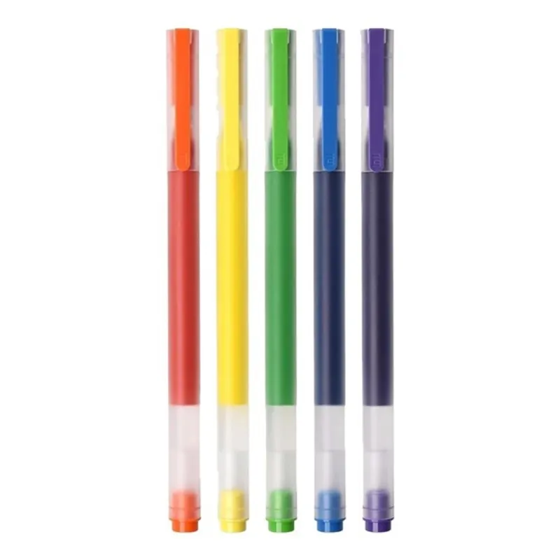Xiaomi High-capacity 5-ös csomag 0,5mm narancs,sárga,zöld,kék,lila zselés toll Xiaomi High-capacity 5-ös csomag 0,5mm narancs,sárga,zöld,kék,lila zselés toll