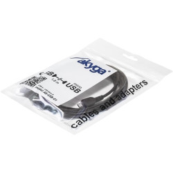 Kábel Akyga AK-USB-01 USB A / Micro B 1.8m